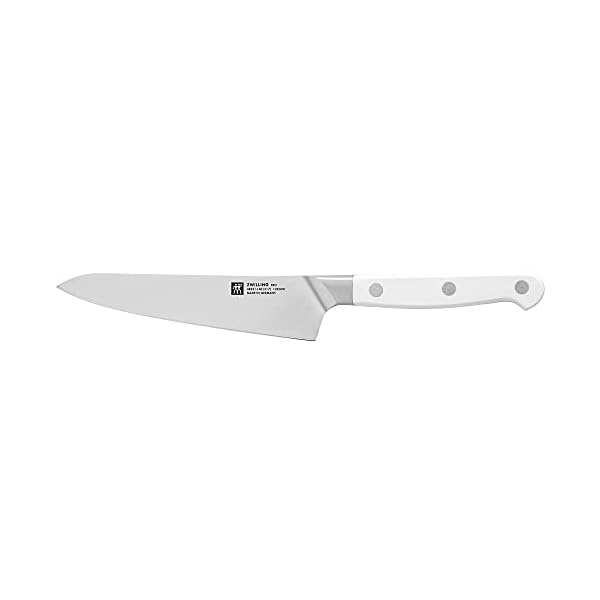 Zwilling pro le blanc 55 inch fine edge prep knife razor sharp blade white polymer handle made in germany  urban country home decor