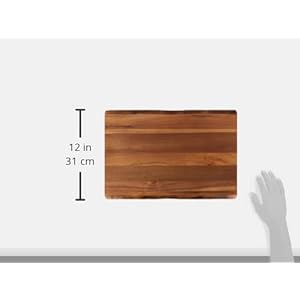 Rachael Ray Pantryware Wood Cutting Board / Wood Serving Board - 17 Inch x 12 Inch, Brown Rachael Ray Pantryware Wood Cutting Board Wood Serving Board 17 Inch x 12 Inch Brown
