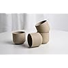 Ceramic teacups set of 4No Handle Chinese KungFu Tea cups35oz Teacups Japanese Teacup SetCeramic Tea Cup4Pcs