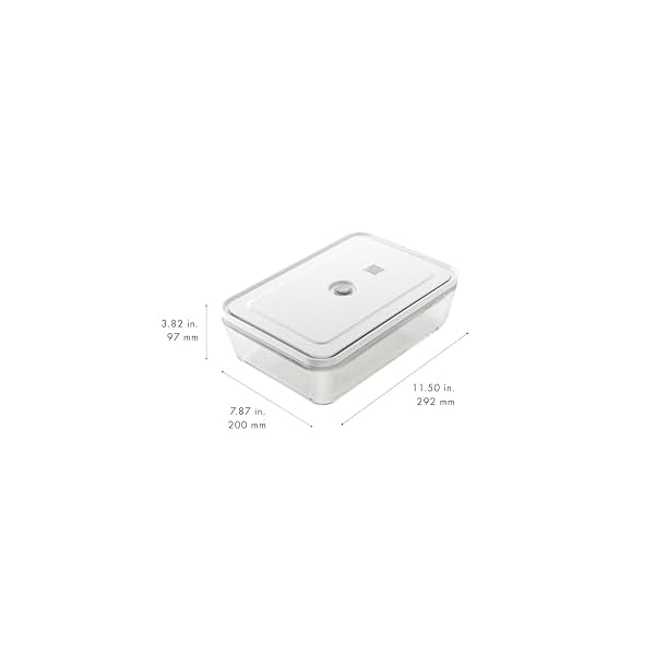 Zwilling fresh save large vacuum sealer container casserole dish with lid brownie pan lasagna pan pizza pan 115 x 79 x 32 inch  urban country home decor