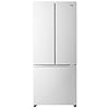 Galanz GLR16FWED08 3 French Door Refrigerator with Bottom Freezer Adjustable Thermostat 16 cu ft White