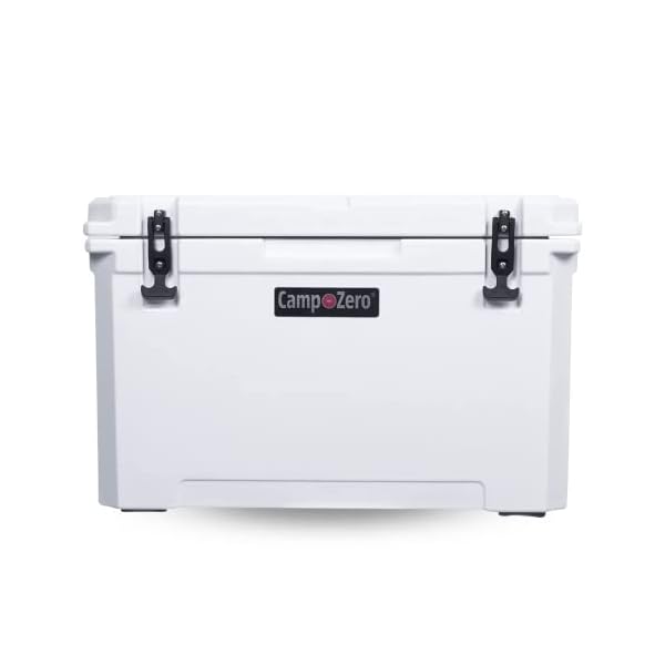 Camp zero 60l coolerice chest with 4 molded in cup holders and no lose drain plug  urban country home decor