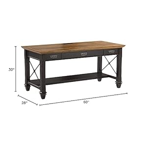 Martin Furniture Hartford Writing Desk, Brown Martin Furniture Hartford Writing Desk Brown