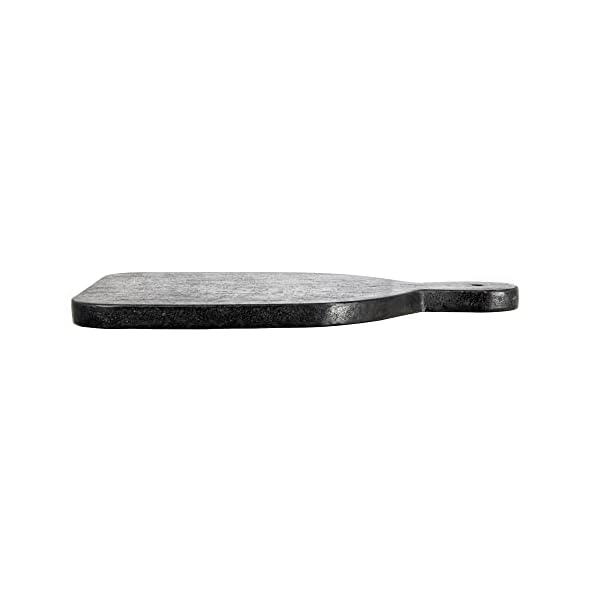 Bloomingville wide marble cutting or charcuterie board with handle black  urban country home decor