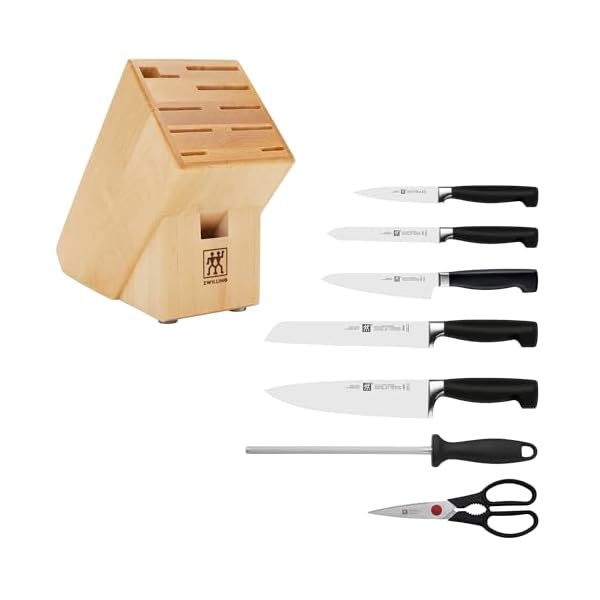   ZWILLING-JA-Henckels-Four-Star-Anniversary-8-pc-Knife-Block-Set