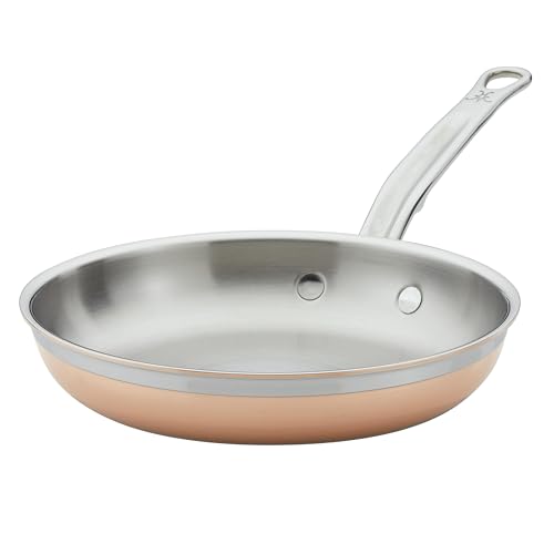 Hestan-CopperBond-Collection-100-Pure-Copper-Frying-Pan-Induction-Cooktop-Compatible-85-Inch Hestan CopperBond Collection 100 Pure Copper Frying Pan Induction Cooktop Compatible 85 Inch