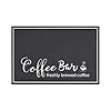 Findosom Dish Drying Mat 12×20 Absorbent Coffee Bar Mat for Countertops Bar Accessories With Cup Pattern for Kitchen Counter Maker Pot Dining Room Decoration