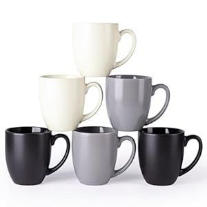   AmorArc-16oz-Coffee-Mugs-Set-of-6-Large-Ceramic-Coffee-Mugs-for-Man-Woman-Dad-Mom-Modern-Coffee-Mugs-Set-with-handle-for-TeaLatteCappuccinoCocoa-DishwasherMicrowave-Safe-Multi-Color