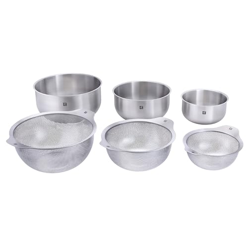 ZWILLING-Prep-6-pc-Brushed-Stainless-Steels-Nesting-Bowls-Strainers-Set ZWILLING Prep 6 pc Brushed Stainless Steels Nesting Bowls Strainers Set