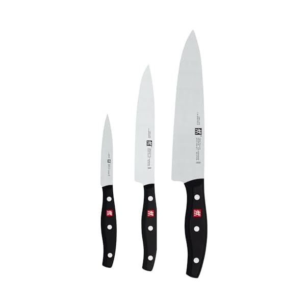 Zwilling twin signature 3 pc german knife set razor sharp made in company owned german factory with special formula steel perfected for almost 300 years dishwasher safe  urban country home decor