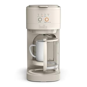 bella VersaBrew 2 in1 Coffee Maker Fits anywhere Kitchenware Brew 3 Sizes Carafes Single Serve Cups Dishwasher Safe Reusable Filter Filter Holder Iced Coffee Function 60oz Tank Oatmilk