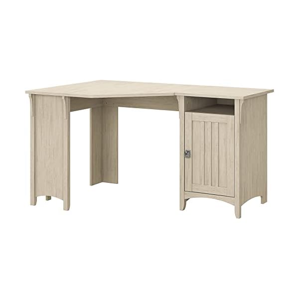   Bush-Furniture-Salinas-55W-Corner-Desk-with-Storage-in-Antique-White-Compact-Workstation-for-Home-Office-L-Shaped-Desktop-Solution