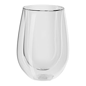 ZWILLING J.A. Henckels Double-Wall Red Wine Glass Set, 12 fl. oz ZWILLING JA Henckels Double Wall Red Wine Glass Set 12 fl oz