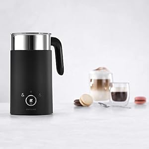   ZWILLING-Enfinigy-Milk-Frother-Hot-and-Cold-Foam-Electric-Milk-Frother-Velvety-Creamy-Microbubbles-for-Milk-and-Plant-based-Milk-Substitutes-Black