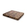 Ironwood Gourmet 28218 Square Charleston End Grain Chefs Board Acacia Wood 14 Square