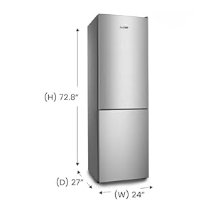 115cf tall frost free ref freezer 24in wine rack e star 43db stainless  urban country home decor