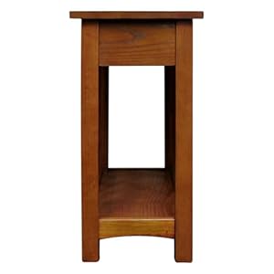 Leickhome8202missionimpeccableendtablewithdrawermadewithsolidwoodnarrowsidetableforlivingroombedroommediumoakfinish Urban Country Home Decor Leick home 8202 mission impeccable end table with drawer made with solid wood narrow side table for living room bedroom medium oak finish urban country home decor