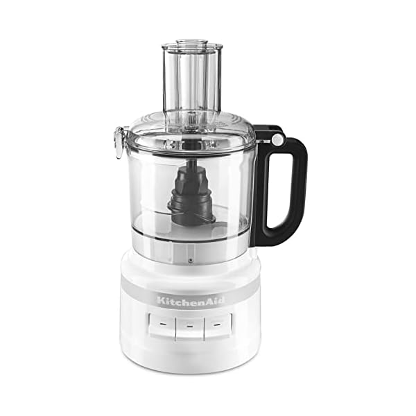 Kitchenaid 7 cup food processor plus chop puree knead shred slice kfp0719wh white renewed  urban country home decor