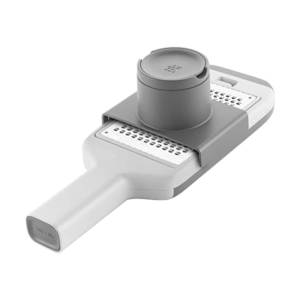   ZWILLING-Z-Cut-Multifunctional-Grater-Mandoline-Faster-Grating-Technology-Zester-Rasp-Grater-Slicer-Finger-GuardGrey