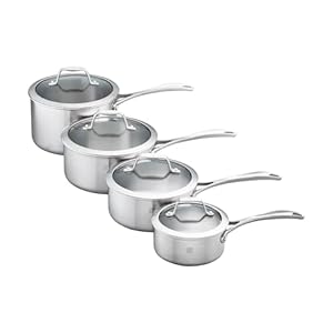 Zwilling spirit stainless saucepan 3 qt 6 inch stainless steel  urban country home decor