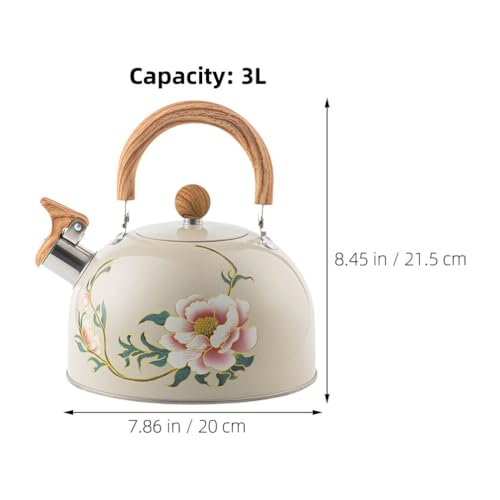 Ciieeo-Whistling-Teapot-3L-Stovetop-Tea-Kettle-Whistling-Stainless-Steel-Tea-Kettles-Flower-Pattern-Hot-Water-Kettle-Teapot-Loud-Whistling-Kettle-Induction-Tea-Kettle-for-Home-Kitchen Ciieeo Whistling Teapot 3L Stovetop Tea Kettle Whistling Stainless Steel Tea Kettles Flower Pattern Hot Water Kettle Teapot Loud Whistling Kettle Induction Tea Kettle for Home Kitchen