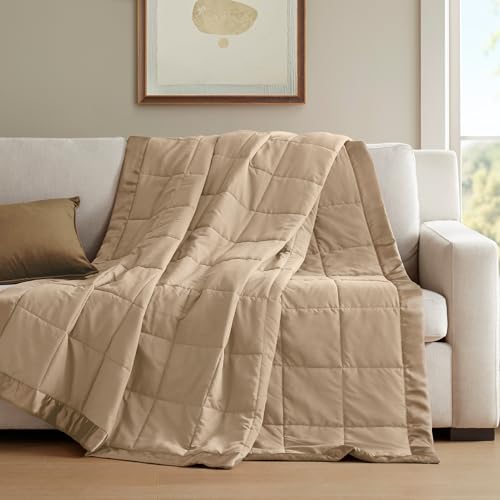 Madison Park Down Alternative Blanket, Premium 3M Scotchgard Moisture Wicking Treatment Biancheria da Letto ipoallergenica, antimacchia, 3 m