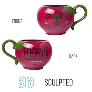   Silver-Buffalo-The-Office-Schrute-Farms-Rustic-Ceramic-3D-Sculpted-Mug-20-Ounces
