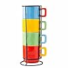   MECOWON-12-OZ-Porcelain-Stackable-Mugs-with-Rack-Set-of-4-Coffee-Mugs-for-Coffee-Cocoa-Milk-and-Tea-Multicolor-Gift-for-Cozy-Holiday-Gatherings