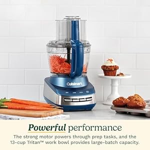 Cuisinart FP 130MB Core Custom 13 Cup Multifunctional Food Processor Marine Blue