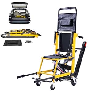 Nolene Folding Track Stair Chair – Weight Capacity: 330 lbs Yellow