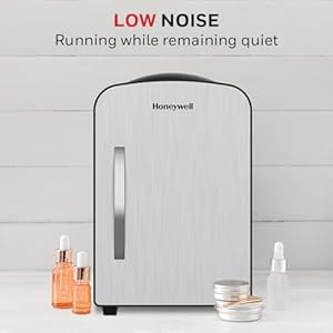 Honeywell 4 Liter Personal Fridge Cools Or Heats & Provides Compact Storage For Skincare, Snacks, Or 6 12oz Cans Honeywell 4 Liter Personal Fridge Cools Or Heats Provides Compact Storage For Skincare Snacks Or 6 12oz Cans