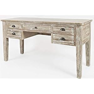 Jofran inc artisans craft 5 drawer farmhouse desk  urban country home decor