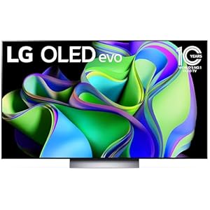 LG C3 Series 55-Inch Class OLED evo 4K Processor Smart Flat Screen TV for Gaming with Magic Remote AI-Powered OLED55C3PUA, 120Hz Refresh rate, 2023 with Alexa Built-in