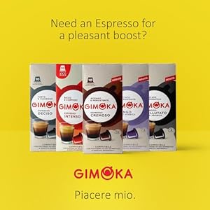 GIMOKA 100 Espresso Coffee pods Variety Pack compatible with Nespresso Original Machines Italian Espresso pods