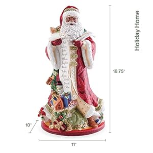   Fitz-and-Floyd-Holiday-Home-African-American-Santa-Ceramic-Figurine-Multicolored