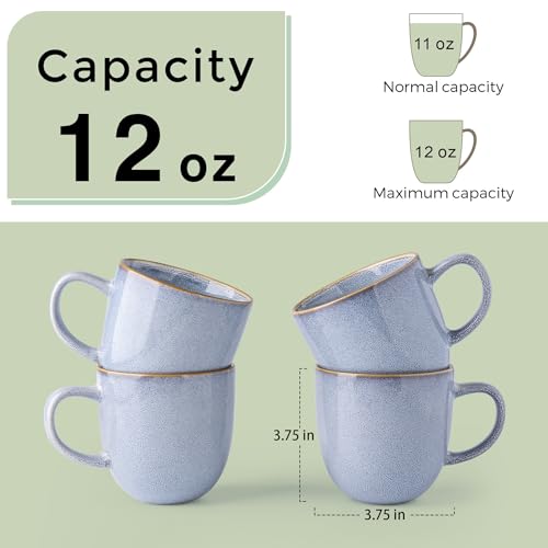 Amorarc12ozcoffeemugsceramiccoffeemugssetof6formanwomandadmommoderncoffeemugswithhandleforlattecappuccinomilkcocoadishwashermicrowavesafebluereactiveglaze  Urban Country Home Decor Amorarc 12oz coffee mugs ceramic coffee mugs set of 6 for man woman dad mom modern coffee mugs with handle for lattecappuccinomilkcocoa dishwashermicrowave safe blue reactive glaze  urban country home decor
