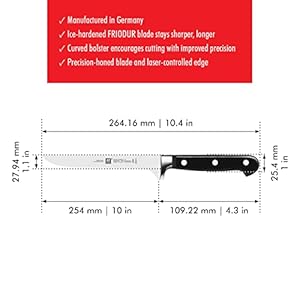 Zwilling professional s 7 piece razor sharp german block knife set made in company owned german factory with special formula steel perfected for almost 300 years dishwasher safe  urban country home decor