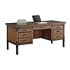 Martin Furniture HALF PEDESTAL DESK Brown