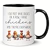   MissDaisy-Funny-Chicken-Gifts-Chicken-Mug-I-Do-Not-Have-Ducks-or-a-Row-I-Have-Chickens-and-Theyre-EverywhereFarmer-Chicken-Coffee-Mug-11-oz-White