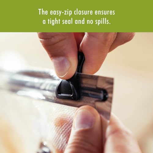 ZWILLING-Fresh-Save-Set-3-pc-Vacuum-Sealer-Bag-for-Food-2-14-Gallon-Sous-Vide-Bag-Reusable-Food-Storage-Bag-for-Meal-Prep-Reusable-Snack-Bags-Dishwasher-Safe-Large-Clear ZWILLING Fresh Save Set 3 pc Vacuum Sealer Bag for Food 2 14 Gallon Sous Vide Bag Reusable Food Storage Bag for Meal Prep Reusable Snack Bags Dishwasher Safe Large Clear