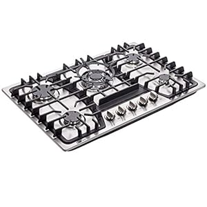 30 inch Gas Cooktops Dual Fuel Sealed 5 Burners Gas Cooktop Built-In Stainless Steel Gas Hob DK257-A03 Gas Cooktop