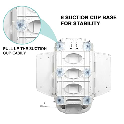 Electric-Reclining-Bath-Lift-Chair-Six-Suction-Cup-Feet-Emergency-Stop-Button-Weight-Capacity-300lb-White