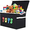   Toy-Box-Chest-Collapsible-Sturdy-Storage-Bins-with-Lids-Extra-Large-Kids-Toy-Storage-Organizer-Boxes-Bins-Baskets-for-Kids-Boys-Girls-Nursery-Room-Playroom-Closet-BLACK