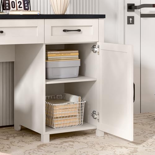 Farmhouse61executivedeskwith5drawersrusticofficedeskcomputertablewithchargingstationfiledrawersandstoragecabinetwoodworkstationforstudyandhomeofficeblack Urban Country Home Decor Farmhouse 61 executive desk with 5 drawers rustic office desk computer table with charging station file drawers and storage cabinet wood workstation for study and home office black urban country home decor