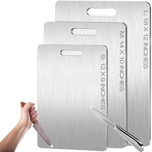 Titanium Cutting Board 100 Pure Titanium Cutting Boards for Kitchen Cutting Edge Hygiene Durability Cutting Boards for Home Kitchen Cooking 14 inch x 10 inch