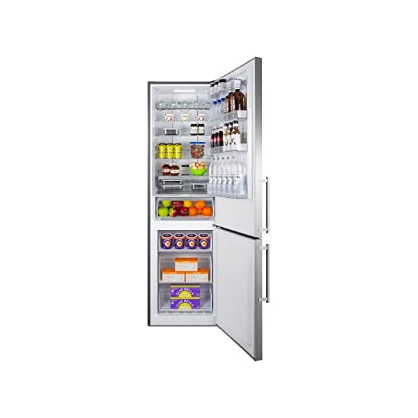   Summit-Appliance-FFBF181ES2-24-Wide-Bottom-Freezer-Refrigerator-Stainless-Steel-Door-ENERGY-STAR-Certified-Digital-thermostats-Made-in-Europe