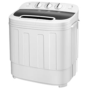 SUPER DEAL Compact Mini Twin Tub Washing Machine 1...