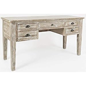 Jofran inc artisans craft 5 drawer farmhouse desk  urban country home decor