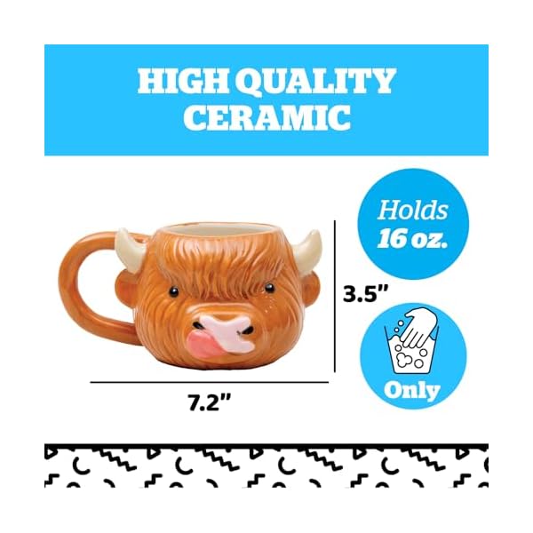   BigMouth-Cute-Ceramic-Highland-Cow-Coffee-Mug-Country-Farmhouse-Kitchen-Cup-Gifts-for-Animal-Lovers