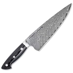 Zwilling 34891 201 Bob Kramer Chef Knife Euro Stainless Steel Chef Knife 79 inches 200 mm Made in Japan Damascus Gyuto Knife Multi layer Steel Made in Seki Gifu Prefecture
